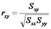 相関係数算出式