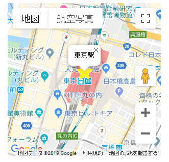 Google Maps APIで位置を調整して吹き出し（情報ウィンドウ）を表示